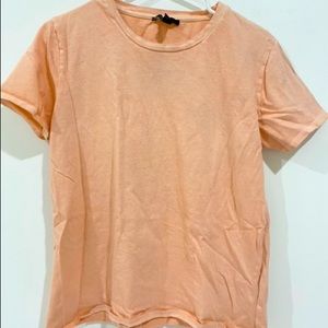 Forever21 Plain Peach Colored T-Shirt